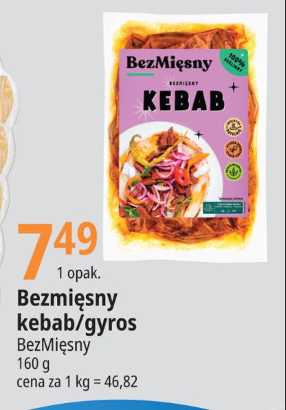 Gyros ziołowo-czosnkowy Bezmięsny promocja
