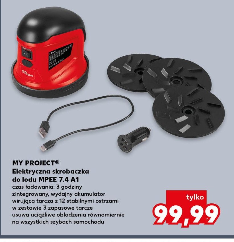 Skrobaczka elektryczna do lodu K-classic myproject promocja