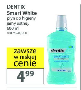 Płyn do płukania ust smart white strong mint Dentix promocja