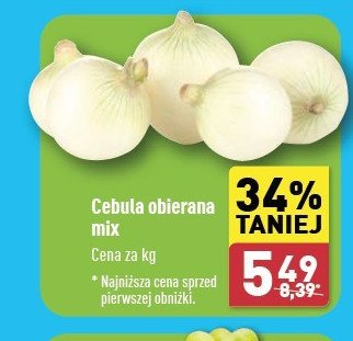 Cebula obierana promocja