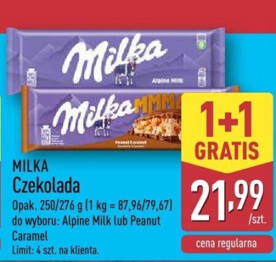 Czekolada Peanut Caramel promocja w Aldi