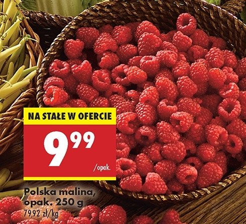 Maliny polska promocja w Biedronka