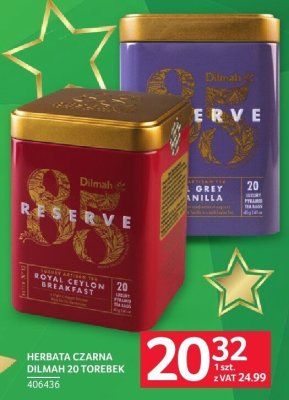 Herbata czarna Dilmah 20 torebek promocja w Selgros