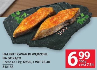 Halibut kawałki wędzone na gorąco promocja w Selgros