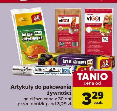 Torebki śniadaniowe papierowe Jan niezbędny promocja