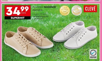 Tenisówki damskie ażurowe 37-40 Cleve promocja