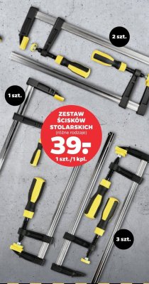 Zestaw ścisków stolarskich, różne warianty promocja w Netto