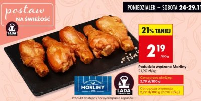 Podudzia wędzone Morliny promocja w Biedronka
