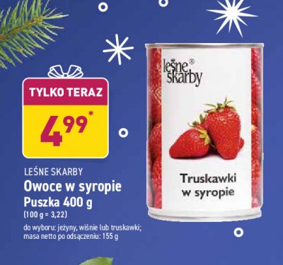 Wiśnie w syropie Leśne skarby promocja
