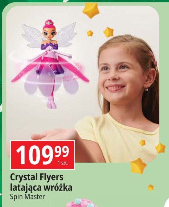 Wróżka crystal flyers fioletowa Spin master promocja w Leclerc