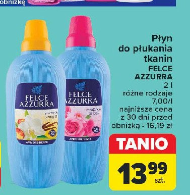 Płyn do płukania rose & lotus flowers Felce azzurra promocja