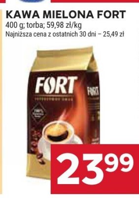 Kawa mielona Fort promocja w Stokrotka