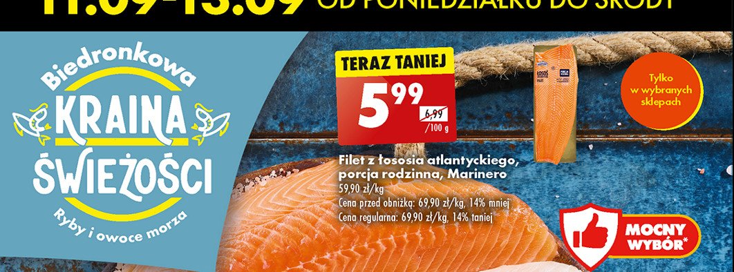 Filet z 艂ososia atlantyckiego Marinero promocja