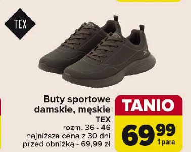 Buty sportowe męskie 36-46 Tex promocja