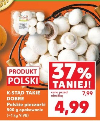 Pieczarki polskie  promocja w Kaufland