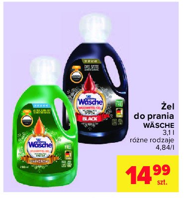 Żel do prania black Wasche promocja w Auchan