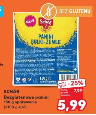 Bezglutenowe panini promocja w Kaufland