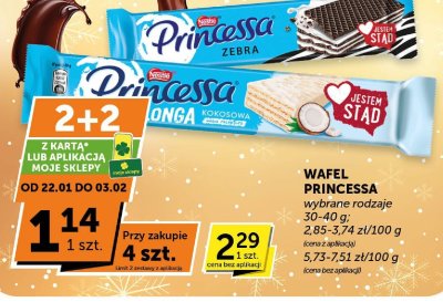 Wafel Princessa Zebra promocja w ABC