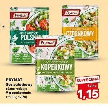 Sos sa艂atkowy koperkowo-zio艂owy polski Prymat promocja