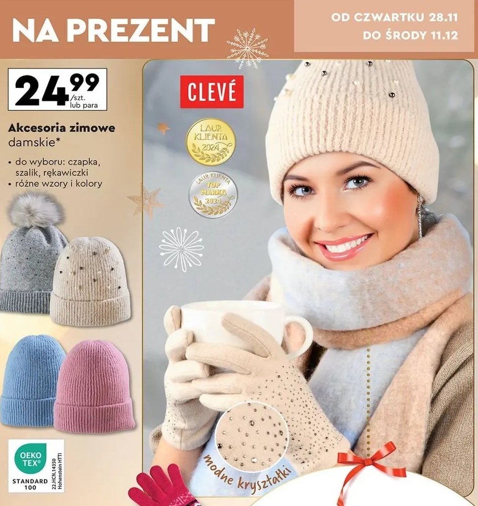 Czapka zimowa damska Cleve promocja