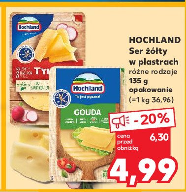 Ser tylżycki plastry Hochland promocja