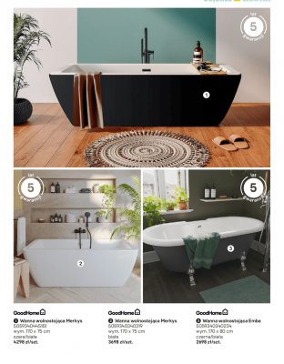 Wanna wolnostojąca Merkys promocja w Castorama