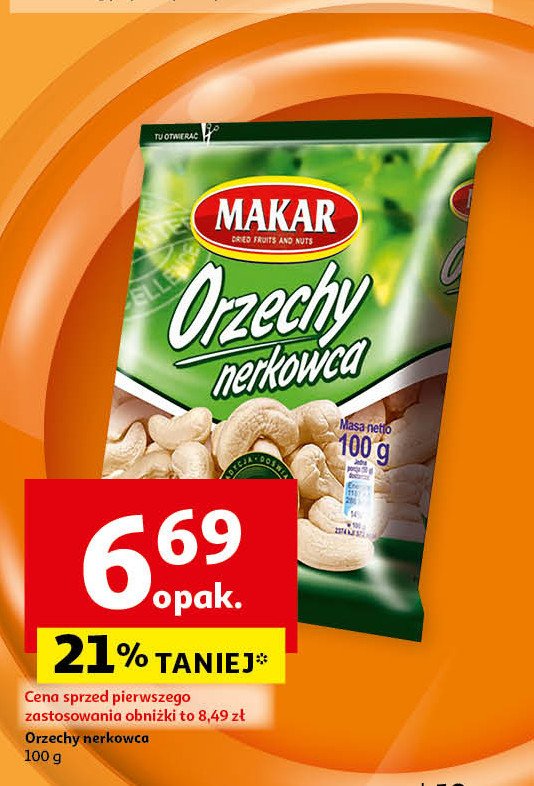 Orzechy nerkowca Makar promocja