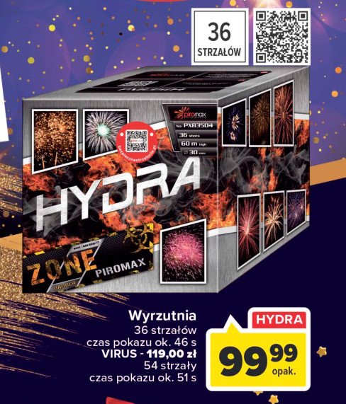 Wyrzutnia hydra Piromax promocja