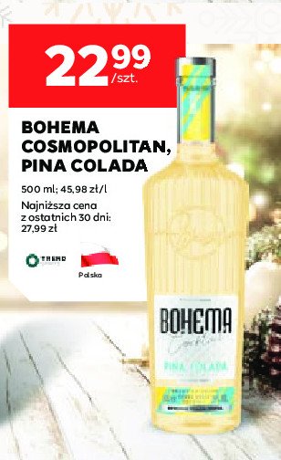 Likier 25% Bohema cosmopolitan promocja w Stokrotka