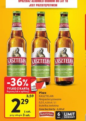 Piwo promocja w Intermarche