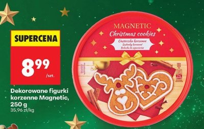 Dekorowane figurki korzenne Magnetic, 250 g promocja w Biedronka