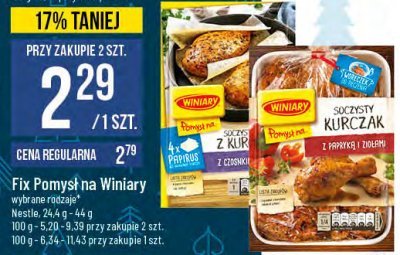 Soczystego kurczaka z papryką i ziołami Winiary pomysł na ... promocja