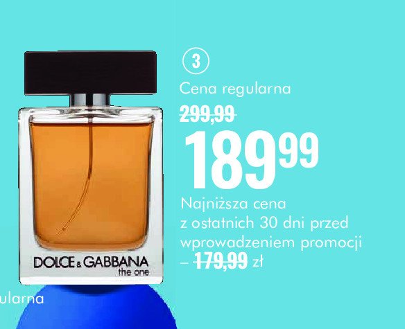 Woda perfumowana Dolce&gabbana the one promocja
