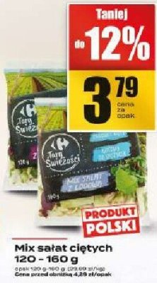Mix sałat cietych promocja w Supeco