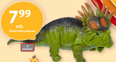 Dinozaur gumowy promocja