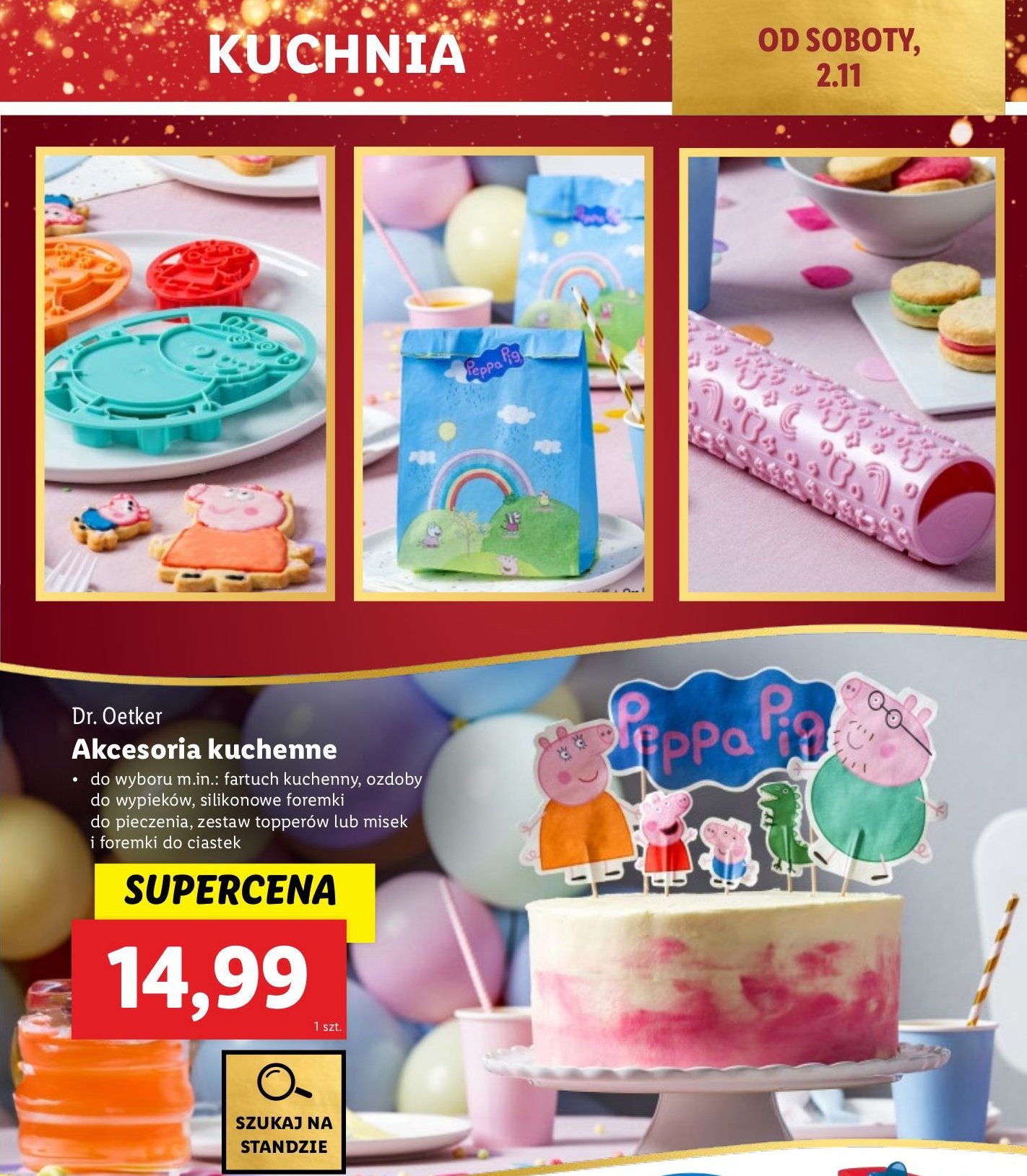 Foremki silikonowe promocja w Lidl