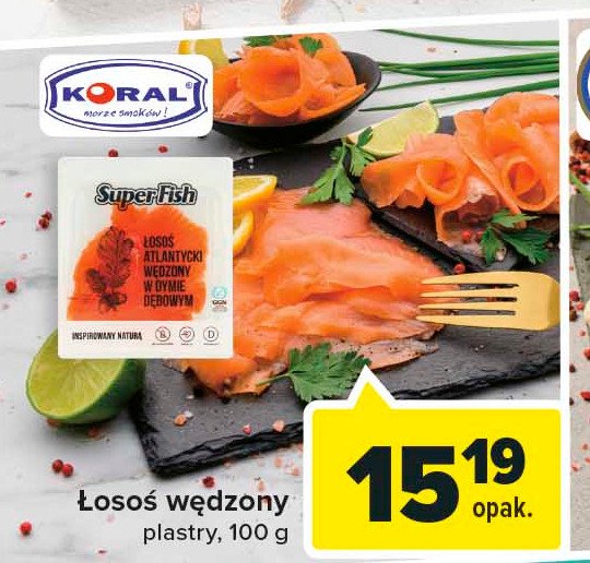 Łosoś norweski wędzony Superfish promocja