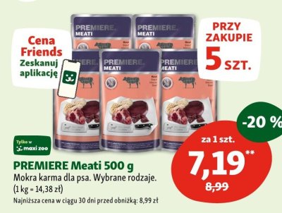 Karma mokra dla kota Meati 500 g promocja w MAXI ZOO