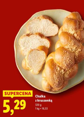 Chałka z kruszonką promocja w Lidl