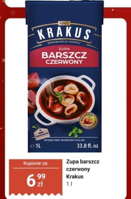 Zupa barszcz czerwony Krakus promocja w Biedronka