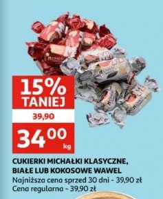 Cukierki Wawel michałki z wawelu kokosowe promocja