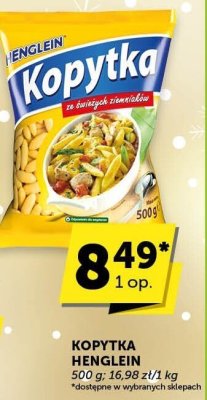 Kopytka Henglein promocja w Euro Sklep