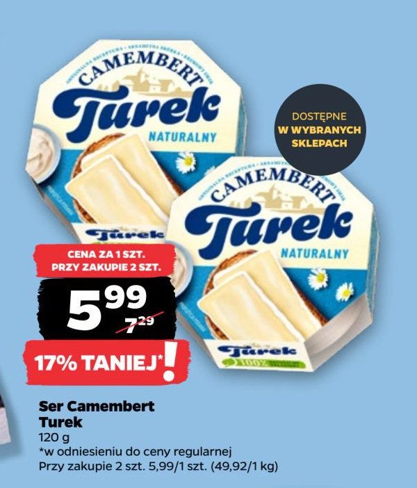 Ser camembert TUREK Turek 123 promocja