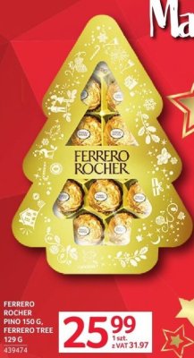 Czekolada Ferrero Rocher Pino 150 g promocja w Selgros