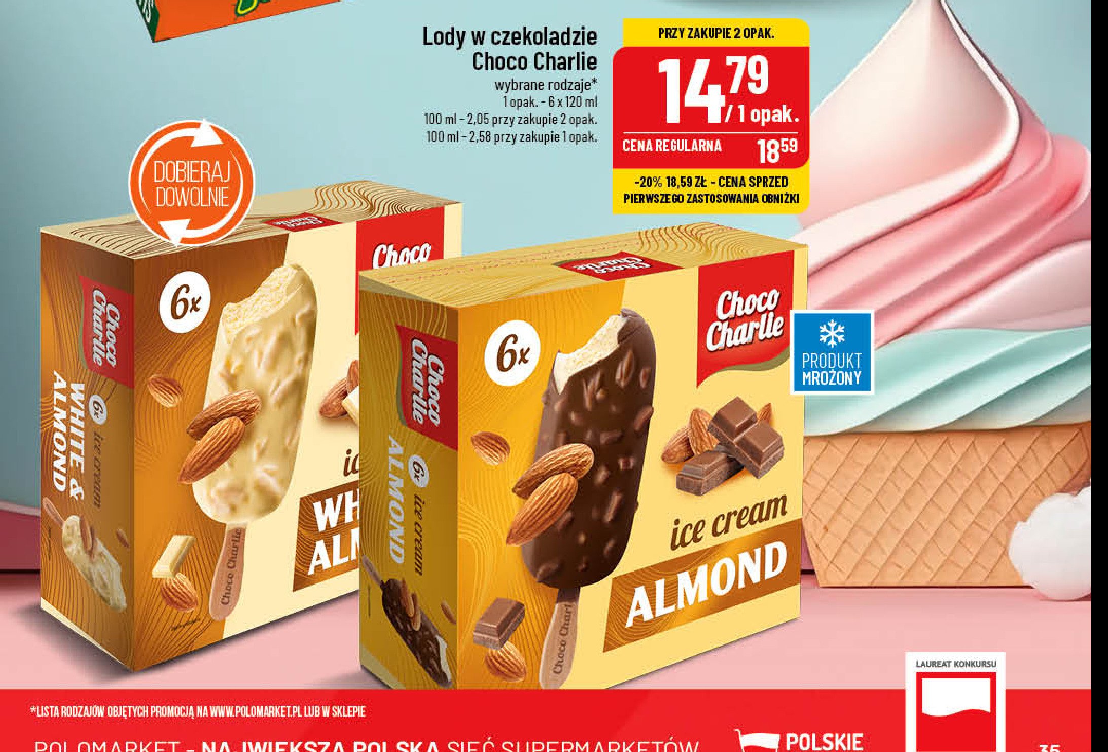 L贸d almond Choco charlie promocja