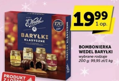 Bombonierka Wedel Baryłki promocja w Groszek