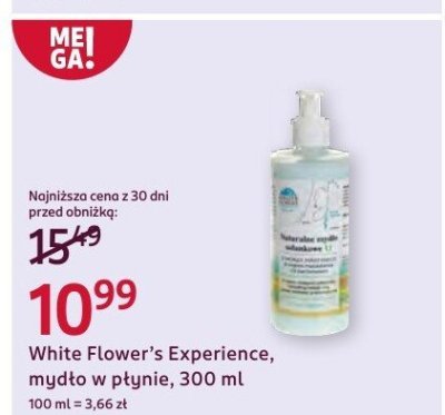Mydło w płynie White 300 ml promocja w Rossmann