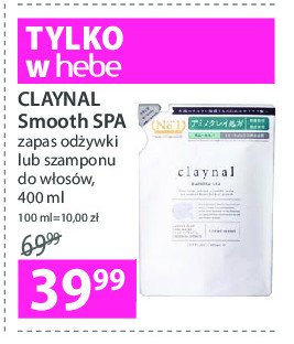 Od偶ywka do w艂os贸w zapas CLAYNAL SMOOTH SPA promocja