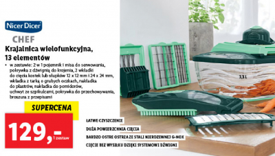 Krajalnica wielofunkcyjna 11 el. Nicer dicer chef promocja