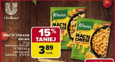 Mac'n cheese bacon Knorr fix promocja